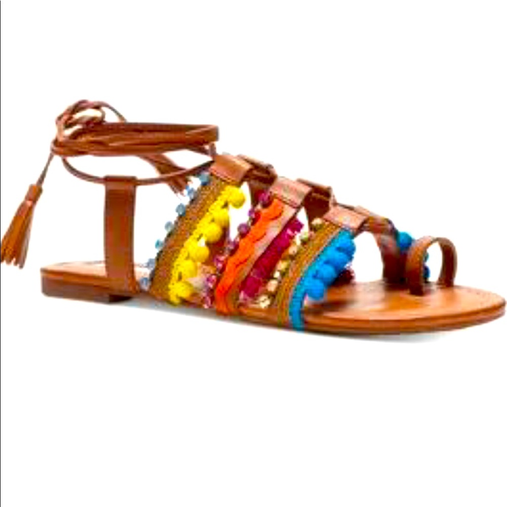 ☀️New! INC Boho Lace up Sandals